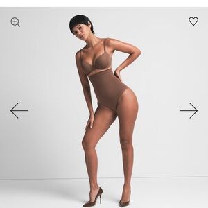 SKIMS Brown Shapewear Bodysuit